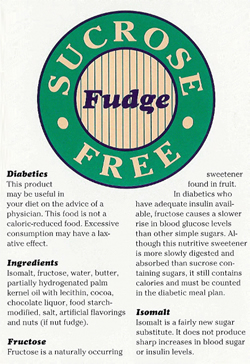 Mr. Fudgie Fudge also comes sucrose free